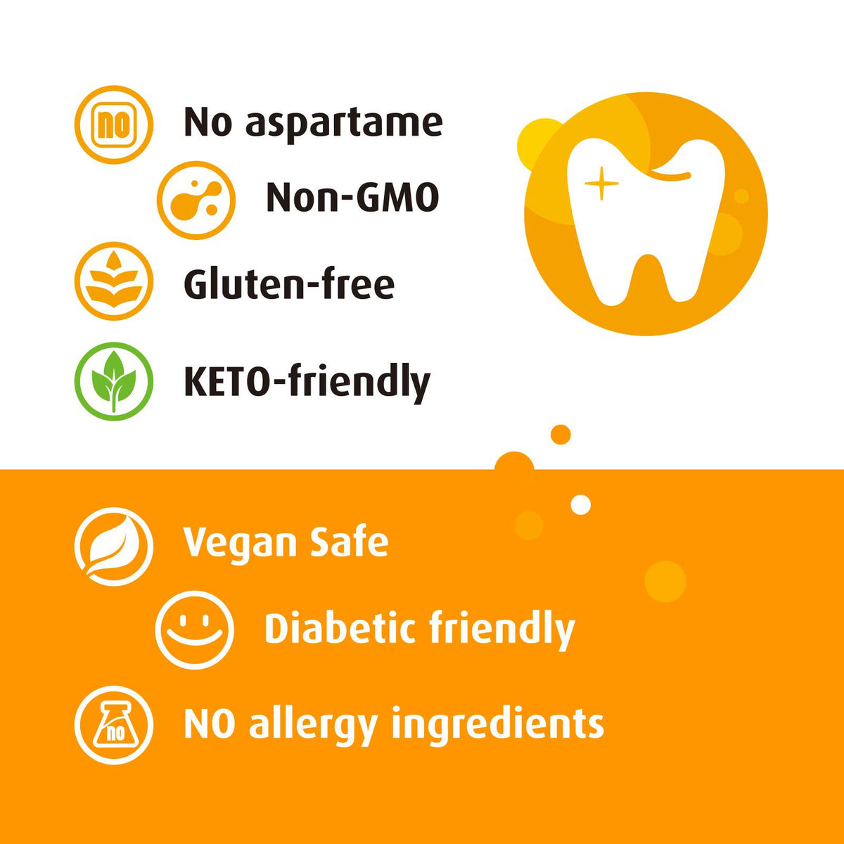 100% Xylitol Sweetened Gum Fresh Fruit Flavor (pack of 2)