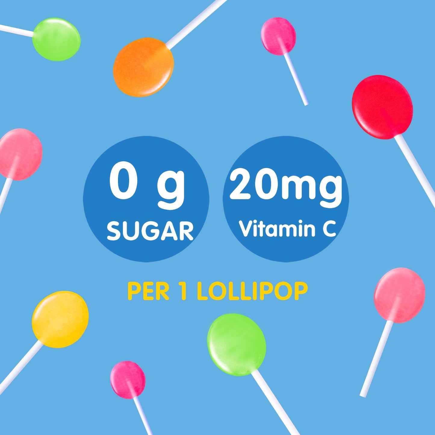 DC24 Sugar-free Lollipops Value Pack: Assorted Fruit Flavours
