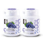 100% Xylitol Sweetened Gum Grapes Flavor (pack of 2)