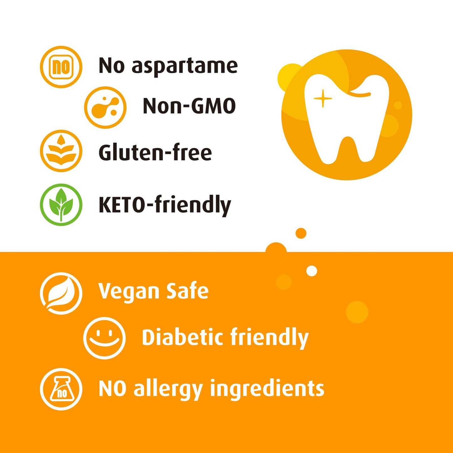 100% Xylitol Sweetened Gum Fresh Fruit Flavor (pack of 2)